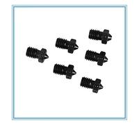 partes de la impresora Boquilla v6 de acero endurecido de 3 piezas para impresión a alta temperatura Filamento de fibra PEI PEEK para piezas de reparación de piezas de impresora Titan Aero 3D (tamaño: