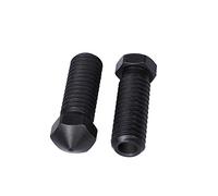 partes de la impresora Boquilla Volcano Piezas de impresora 3D de acero endurecido Hotend PEI PEEK Filamento de fibra de carbono MK8 Piezas de reparación del bloque calefactor del extrusor (Color: 1.7