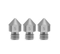 Partes de la Impresora Boquillas TC4 de 3 Piezas 0,2/0,3/0,4/0,5 mm Boquilla extrusora MK8 de Rosca M6 Opcional para filamento de 1,75 mm para Piezas de reparación Ender 3 (Color: 0,2 mm)