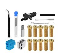 Partes de la Impresora Extrusora para Sidewinder X1 Genius Volcano Boquilla Manga de Silicona Mango de Garganta Termistor Tubo Calefactor Kit de Bloque de Calor Piezas de reparación (Color: Kit B)