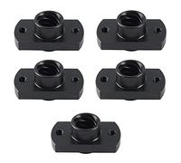 Partes de la Impresora Impresora 3D Eje Z Tuercas de Tornillo de Motor Trapezoidal T8 Tuerca de Plomo 8 mm Paso 2 mm para Piezas de reparación de Tornillos de Avance CR10 CR-10S (Tamaño: 3 Piezas)