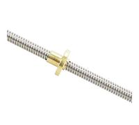 partes de la impresora Impresora 3D y CNC THSL-500-8D Longitud 100/200/300/400/500/600 mm Motor paso a paso tipo T Tornillo de avance trapezoidal Rosca de 8 mm Piezas de reparación de 8 mm T8 (Tamaño: