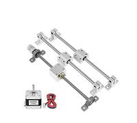 partes de la impresora Juegos de rieles guía para impresora 3D T8 Longitud del tornillo de avance 200 mm + Eje lineal 8200 mm + KP08 SK8 SC8UU + Caja de tuerca + Acoplamiento + 17HS4401 Piezas de repa