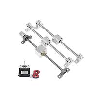 partes de la impresora Juegos de rieles guía para impresora 3D T8 Longitud del tornillo de avance 200 mm + Eje lineal 8200 mm + KP08 SK8 SC8UU + Caja de tuerca + Acoplamiento + 17HS4401 Piezas de repa