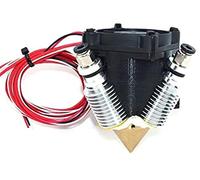 Partes de la Impresora Kit Completo de extrusora: Boquilla Multicolor Lite6 de latón 3 en 1 de 0,4 mm Compatible con filamentos de 1,75 mm Mezcla de Colores Boquilla múltiple Compatible con Impresora