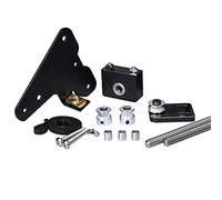 Partes de la Impresora Kit de actualización del Eje Z, Soporte de rodamiento Doble, Perfil de Aluminio, Juego de polea tensora para Impresora 3D Ender3 CR10, Piezas de reparación de Motor Paso a Paso