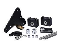 Partes de la Impresora Kit de actualización del Eje Z, Soporte de rodamiento Doble, Perfil de Aluminio, Juego de polea tensora para Impresora 3D Ender3 CR10, Piezas de reparación de Motor Paso a Paso