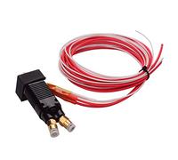Partes de la Impresora Kit de extrusora Hotend de Metal de Dos Colores 2 en 1 con Cable, Boquilla de latón de 0,4 mm, Calor de impresión, 12 V para Piezas de reparación de impresoras 3D Ender-3 de la