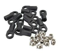 Partes de la Impresora Kit de Junta de rótula de Extremo de Varilla M4 para Impresora 3D kossel DIY Rostock Kossel Impresora 3D Extremos de Varilla TRAXXAS con Piezas de reparación de Bolas Huecas L