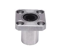 Partes de la Impresora LMK6UU LMK8UU LMK10UU LMK12UU LMK13-60UU Tipo Rodamiento Lineal de Brida de 10 mm para Varilla Lineal de Impresora 3D (Color: 1PCS LMK, Longitud de guía: LMK40UU)