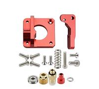 partes de la impresora MK8 MK9 Extrusora roja para impresora 3D Bloque de aluminio Kit de extrusora Bowden de metal Derecha Izquierda Filamento de 1,75 mm CR-7 CR-10 Piezas de reparación (Tamaño: Mano