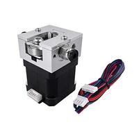 Partes de la Impresora para Impresora 3D Bulldog Extruder DIY Bowden All Metal Sliver 1.75/3.00mm Aluminio con Nema 17 Motor Paso a Paso Reprap Piezas de reparación (Color: con Motor)