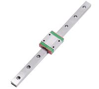 Partes de la Impresora Pieza CNC MR12 Guía de riel Lineal de 12 mm MGN12 con para Mini MGN12C Carro de Bloque Lineal en Miniatura Guía de Movimiento Lineal