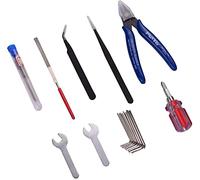 partes de la impresora Piezas de repuesto para impresora 3D Kit de extracción de herramientas Destornillador+Archivo+Aguja de limpiez Llaves+Pinzas+Alicates Compatible con la impresión Eliminación Li