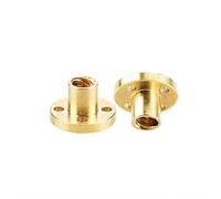 partes de la impresora Tornillo trapezoidal M8 de impresora 3D de 5 piezas para soportar todas las tuercas de cobre Tornillo guía del motor paso a paso para piezas de reparación de tornillos de avance