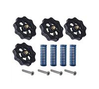 partes de la impresora Tuerca de nivelación de impresora 3D Tuercas de nivelación automática de giro manual grande para piezas de reparación de impresora 3D CR-10 / CR-10S (color: kit de resortes amar