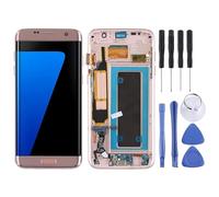 Partes de Repuesto para teléfono Celular Material súper amolado de Pantalla LCD y digitalizador Conjunto Completo para Galaxy S7 Edge / G935F / G935FD
