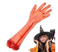 Partes Del Cuerpo Falsas - Accesorios De Sangre Para Halloween Partes Del Cuerpo Falsas Y Aterradoras | Mano Falsa | Mano De Sangre Falsa | Mano Rota | Pie Roto | Cadáver Falso Para Decoración De Fies