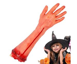 Partes Del Cuerpo Falsas - Objetos De La Sangre De Halloween Partes Del Cuerpo Falsas Y Aterradoras | Mano Falsa | Mano Sangrienta Falsa | Mano Rota | Pie Roto | Falso Para Decoración P