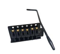 Partes del puente de guitarra Puente De Trémolo De Cordal De Una Sola Manivela Para Guitarra Eléctrica Para Puente De Una Sola Manivela ST Ball Code Dorado, Plateado Y Negro(Black)