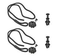 Partes Maletero Cuerdas Maletero Coche Compatible Con Vw Para Tiguan Para Mk1 2007-2015 Para Polo 5 2009-2014 Cordón Cuerda Con Clip Estante Trasero(2sets With Cilps)