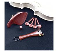 partes repuesto violín 1 Set 4/4 Violin Ebony/Rosewood/Jujube Piezas De Accesorios De Madera (Color : 08)