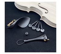 partes repuesto violín 1 Set 4/4 Violin Ebony/Rosewood/Jujube Piezas De Accesorios De Madera (Color : 04)