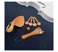 partes repuesto violín 1 Set 4/4 Violin Ebony/Rosewood/Jujube Piezas De Accesorios De Madera (Color : 01)