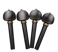 partes repuesto violín 4/4 Tamaño Tallas De Violín Ajustador De Cadena Tweys Tweys Ebony Wood Rosewood Jujube Madera (Color : Ebony wood 3)