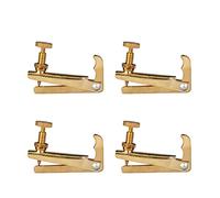 partes repuesto violín 4 Unids / 1set Ajustador De Cadena Sintonizadores Ajustes Ajustadores De Cadena Piezas De Repuesto Para 15 '' 16 '' Viola (Color : Gold)