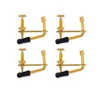 Partes Repuesto violín 4pcs / 1set 4/4 3/4 Violín/Viola Sintonizadores Finos Ajustador De Cadena Sensible Y Preciso (Color : 4-4 3-4 Violin Pad)