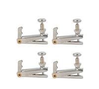 partes repuesto violín 4pcs / 1set Sintonizadores Finas Anti-moho Plateado Violín De Piezas De Violín Ajustador De Gancho De Cadena Para 3/4-4/4