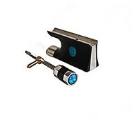partes repuesto violín Nivel Sterling Silver Parts Blue Gemstone 4/4 Violin Bow Frog