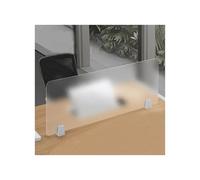 Partición acrílica esmerilada, portátil para oficina en casa y lugar de trabajo, elegante divisor que reduce las distracciones visuales, ideal para estaciones de trabajo y áreas de estudio