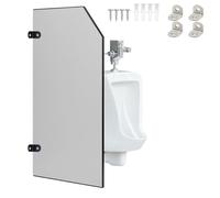 Partición de inodoro para orinal, para orinario de hombre, para montar en la pared, para hombres, para escuelas, jardines de infantes, lugares públicos (40 x 90 cm), 5 unidades