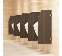 Partición de orinal impermeable para inodoros de hombres, solución de baño público fácil de instalar, diseño duradero que ahorra espacio para uso comercial