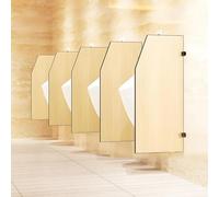 Partición de orinal impermeable para inodoros de hombres, solución de baño público fácil de instalar, diseño duradero que ahorra espacio para uso comercial