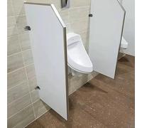 Partición de orinal montada en la pared, partición de inodoro, separadores de ambientes, divisor de pared de separación decorativo, para escuelas/guarderías/centros comerciales/lugares públicos ( Size