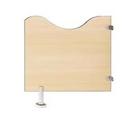 Partición de orinario, mampara de orinario para niños, tabique urinario infantil, partición de orinario para guardería, tabique urinario para baño, hogar, restaurante, hotel (60 x 80 cm, 2 piezas)