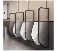 PARTICIÓN DE PARTICIÓN URINAL DESCRIPCIÓN DEL VIDRIO TEMPLADO PARA DE PARTICIÓN DE INIO, Divisor de protección pública de inodoro público, Men Pantalla de privacidad de orina para hoteles, Restau,