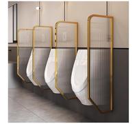 PARTICIÓN DE PARTICIÓN URINAL DESCRIPCIÓN DEL VIDRIO TEMPLADO PARA DE PARTICIÓN DE INIO, Divisor de protección pública de inodoro público, Men Pantalla de privacidad de orina para hoteles, Restau,