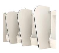 Partición de urinario montada en la Pared, partición de Inodoro con Pantalla de urinario, Deflector de urinario de baño, Divisor de urinario para Hombres, para escuelas/centros comerciales/Lugares