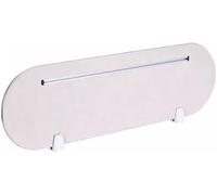 Partición insonorizada para aulas de oficina con patas de apoyo, color blanco, 30 x 120 x 0,5 cm, ideal para privacidad y reducción de ruido en espacios de trabajo