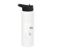 Participante involuntario de una estatua de libertad de idiocracia Stainless Steel Insulated Water Bottle