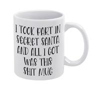 Participé En El Amigo Secreto Y Todo Lo Que Obtuve Fue Esta Mierda Tazas Cerámica Taza De Café Porcelana Taza 330Ml Para Café Té Hogar