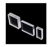 Particle Size Analyzer Flow Cell, Quartz Material Fused-in-One Corrosion-Resistant Laboratory Cuvette(55 * 55 * 17mm)