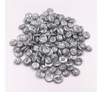 Partículas De Zinc De Alta Pureza 99.99% Pequeñas Escamas De Zinc Bloques De Pellets Esferas Metálicas Gránulos Para Electroplateado Experimentos Científicos E Investigación(500g)