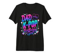 Partidario de celebración de cumpleaños de papá K-Pop Camiseta Premium
