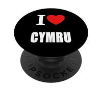 Partidarios de Cymru Wales Welsh Sports PopSockets PopGrip Adhesivo