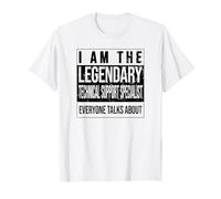 Partidarios Nacidos Cumpleaños Especialista en Soporte técnico Camiseta